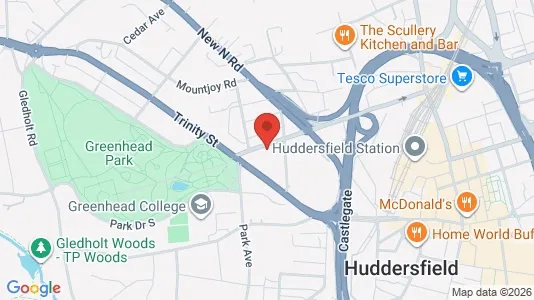 Apartments for rent i Huddersfield - West Yorkshire - kort over placeringen