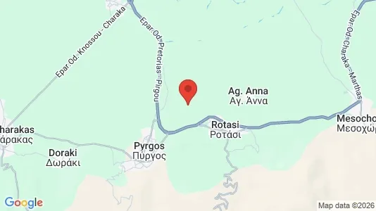 Apartments for rent i Archanes-Asterousia - kort over placeringen