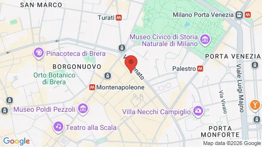 Apartments for rent i Milano Zona 1 - Centro storico - kort over placeringen