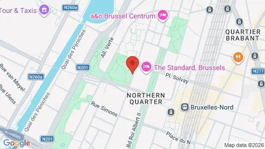 Apartments for rent i Stad Brussel - kort over placeringen