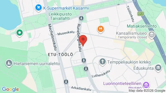 Apartments for rent i Helsinki Eteläinen - kort over placeringen