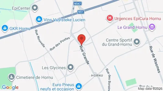 Apartments for rent i Boussu - kort over placeringen