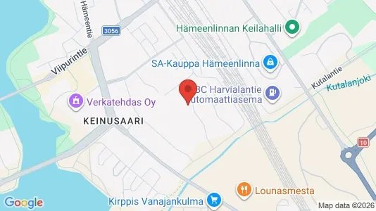 Apartments for rent i Hämeenlinna - kort over placeringen