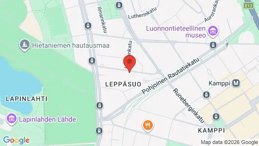 Rooms for rent i Helsinki Eteläinen - kort over placeringen