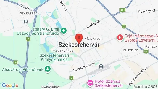 Apartments for rent in Székesfehérvári - Photo from Google Street View