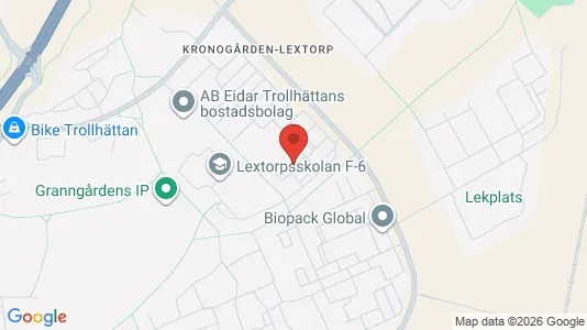 Apartments for rent i Trollhättan - kort over placeringen