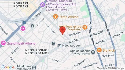Apartments for rent i Dafni-Ymittos - kort over placeringen