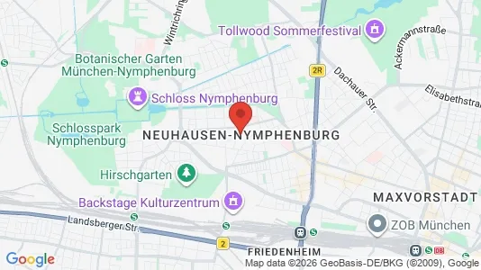 Houses for rent in Munich Neuhausen-Nymphenburg - Photo from Google Street View
