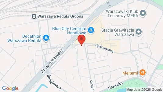 Apartments for rent i Warszawa Ochota - kort over placeringen