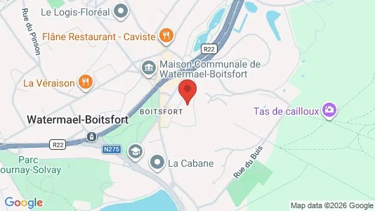Apartments for rent i Brussels Watermaal-Bosvoorde - kort over placeringen