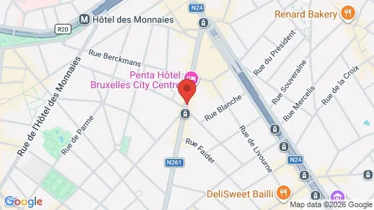 Apartments for rent i Brussels Sint-Gillis - kort over placeringen
