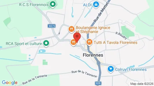 Apartments for rent i Florennes - kort over placeringen