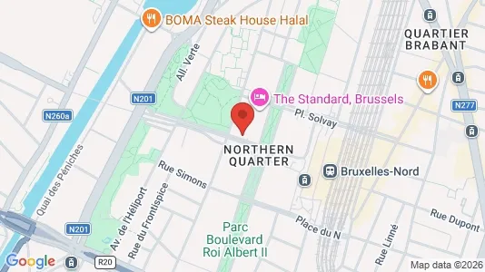 Apartments for rent i Stad Brussel - kort over placeringen