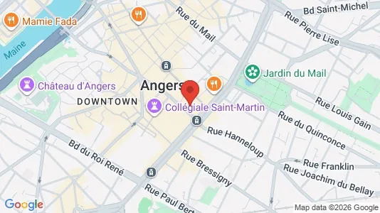 Apartments for rent in Angers - Photo from Google Street View