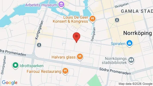 Apartments for rent i Norrköping - kort over placeringen