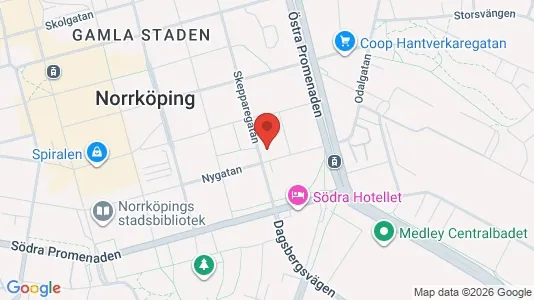 Apartments for rent i Norrköping - kort over placeringen