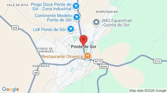Apartments for rent in Ponte de Sor - Photo from Google Street View