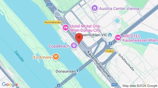 Apartments for rent i Vienna Donaustadt - kort over placeringen