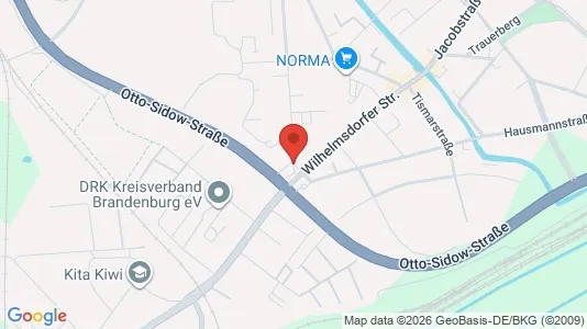 Apartments for rent i Brandenburg an der Havel - kort over placeringen