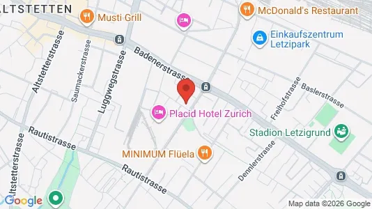 Apartments for rent i Zürich Distrikt 9 - kort over placeringen
