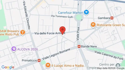 Rooms for rent i Milano Zona 6 - Barona, Lorenteggio - kort over placeringen