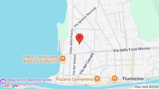Apartments for rent i Fiumicino - kort over placeringen