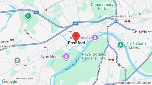 Apartments for rent i Brentford - Middlesex - kort over placeringen