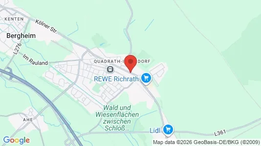 Apartments for rent i Rhein-Erft-Kreis - kort over placeringen