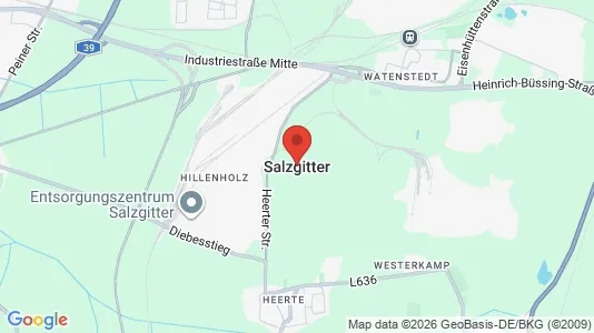 Apartments for rent i Salzgitter - kort over placeringen