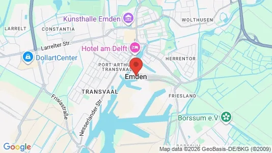 Houses for rent i Emden - kort over placeringen