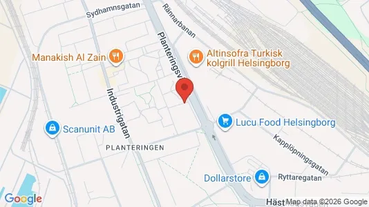 Apartments for rent i Helsingborg - kort over placeringen