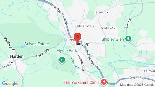 Apartments for rent i Bingley - West Yorkshire - kort over placeringen