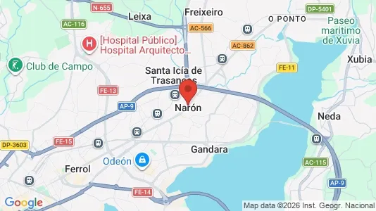 Apartments for rent in Narón - Photo from Google Street View