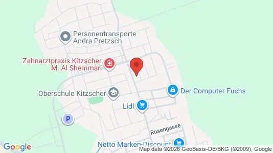 Apartments for rent i Leipzig - kort over placeringen