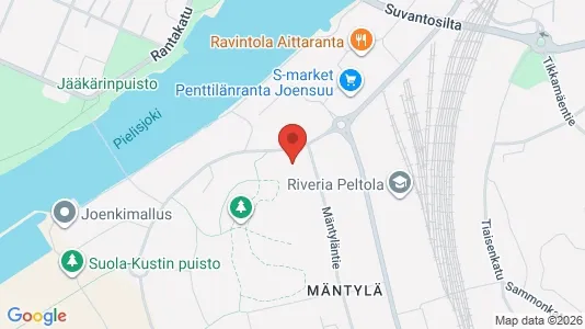 Apartments for rent i Joensuu - kort over placeringen