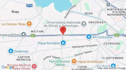Apartments for rent i Bucharest - Sectorul 6 - kort over placeringen