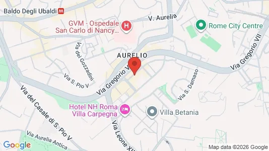 Apartments for rent i Roma Municipio XIII – Aurelia - kort over placeringen