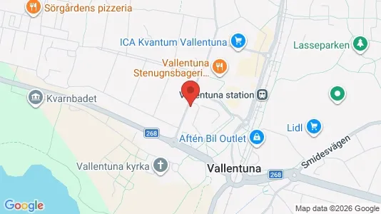 Apartments for rent i Vallentuna - kort over placeringen