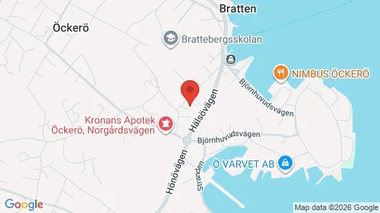 Apartments for rent i Öckerö - kort over placeringen