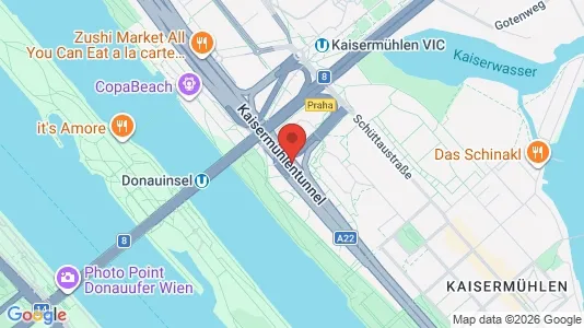 Apartments for rent i Vienna Donaustadt - kort over placeringen