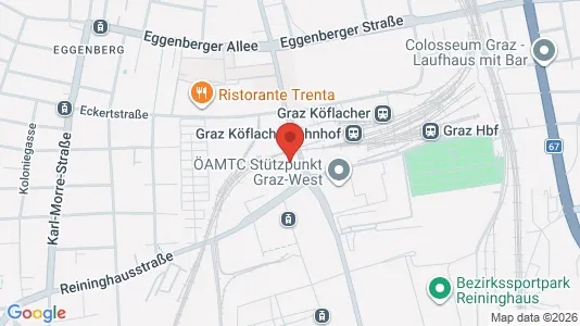 Apartments for rent i Graz - kort over placeringen