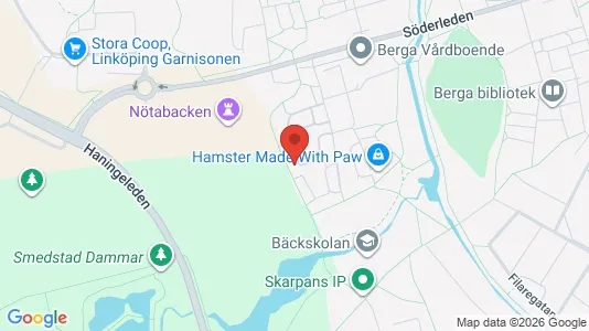 Apartments for rent i Linköping - kort over placeringen