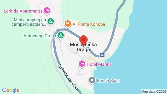 Apartments for rent in Mošćenička Draga - Photo from Google Street View
