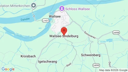 Rooms for rent i Wallsee-Sindelburg - kort over placeringen