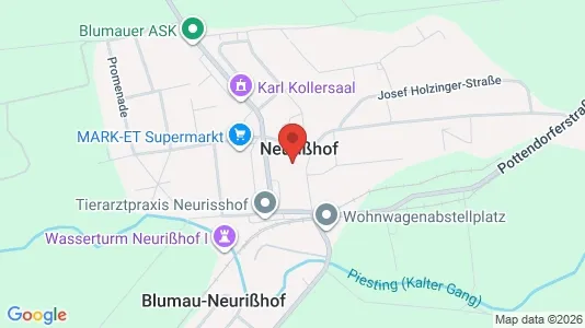 Apartments for rent i Blumau-Neurißhof - kort over placeringen