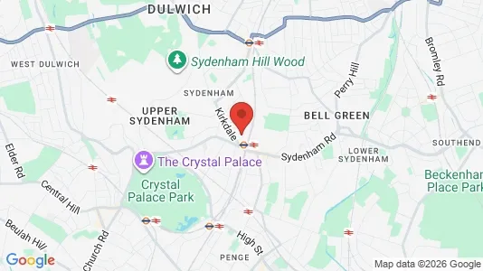 Apartments for rent i London SE26 - kort over placeringen