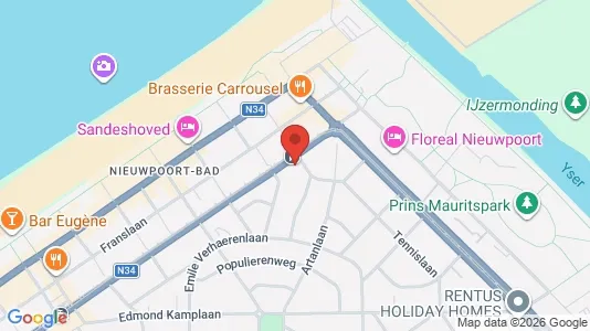 Apartments for rent i Nieuwpoort - kort over placeringen