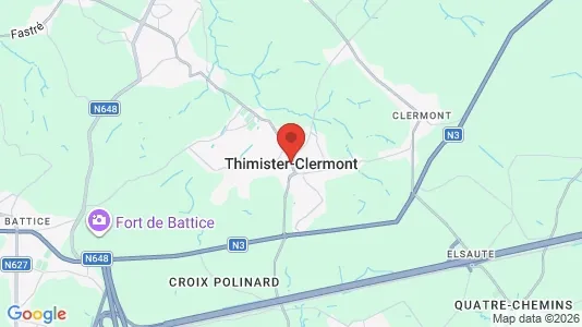 Houses for rent i Thimister-Clermont - kort over placeringen