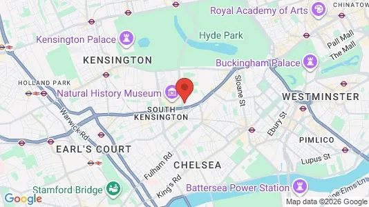 Apartments for rent i London SW7 - kort over placeringen