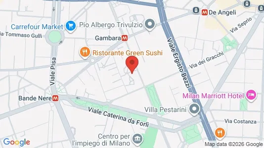Rooms for rent i Milano Zona 6 - Barona, Lorenteggio - kort over placeringen
